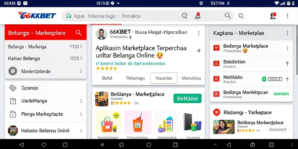 Antarmuka 66KBET yang intuitif dan mudah digunakan untuk belanja online.
