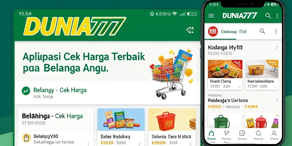 Tampilan antarmuka DUNIA777 yang intuitif untuk Cek Harga.