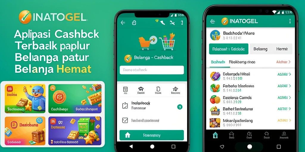Antarmuka intuitif INATOGEL untuk pengguna Cashback.