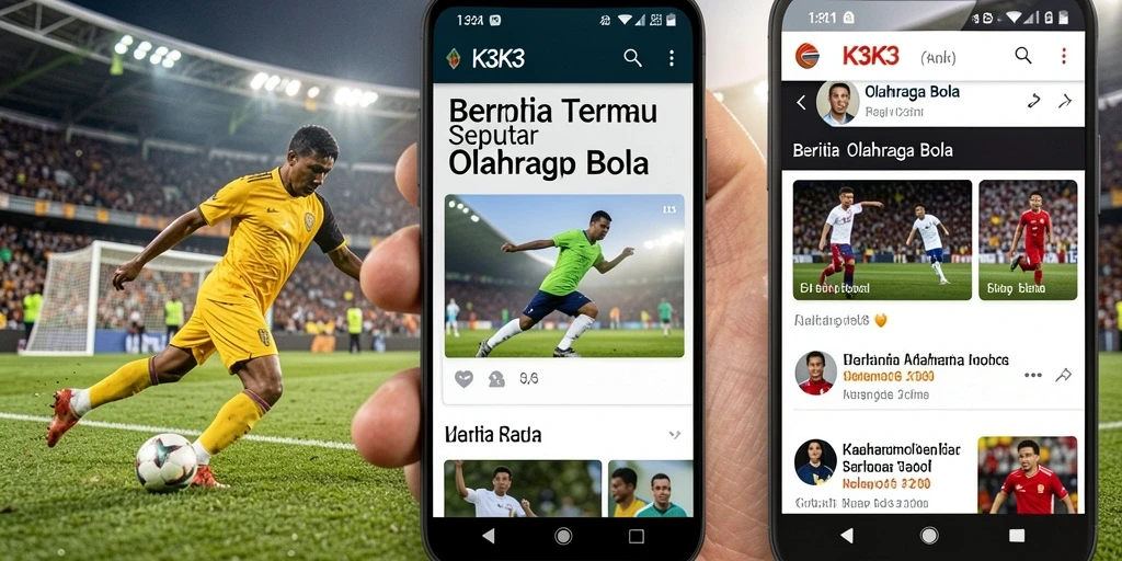 Tampilan antarmuka K3K3 yang sederhana dan informatif.
